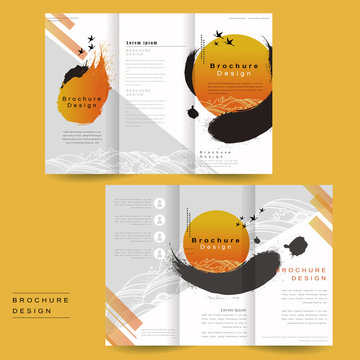 ink brush brochure