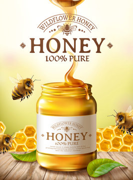 Pure honey ads