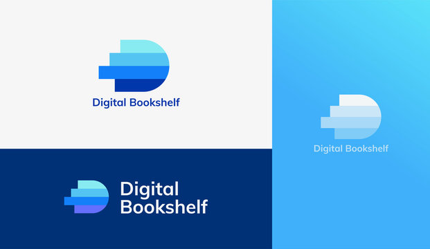 E-book logo set