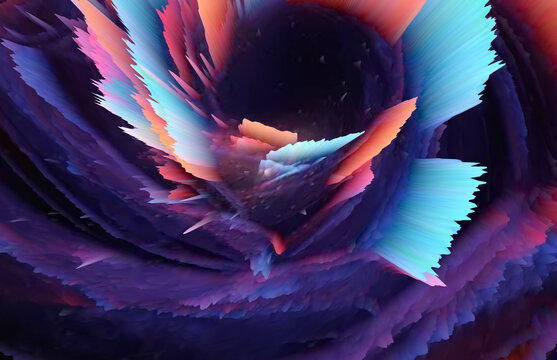 Abstract explosion advertising background