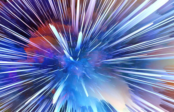 Abstract explosion advertising background