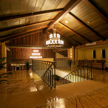 stairs in modern hotel