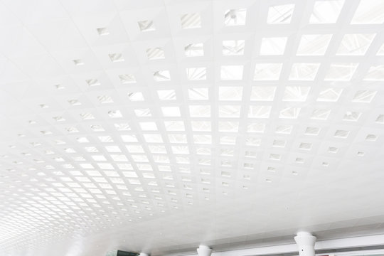 ceiling of modern building